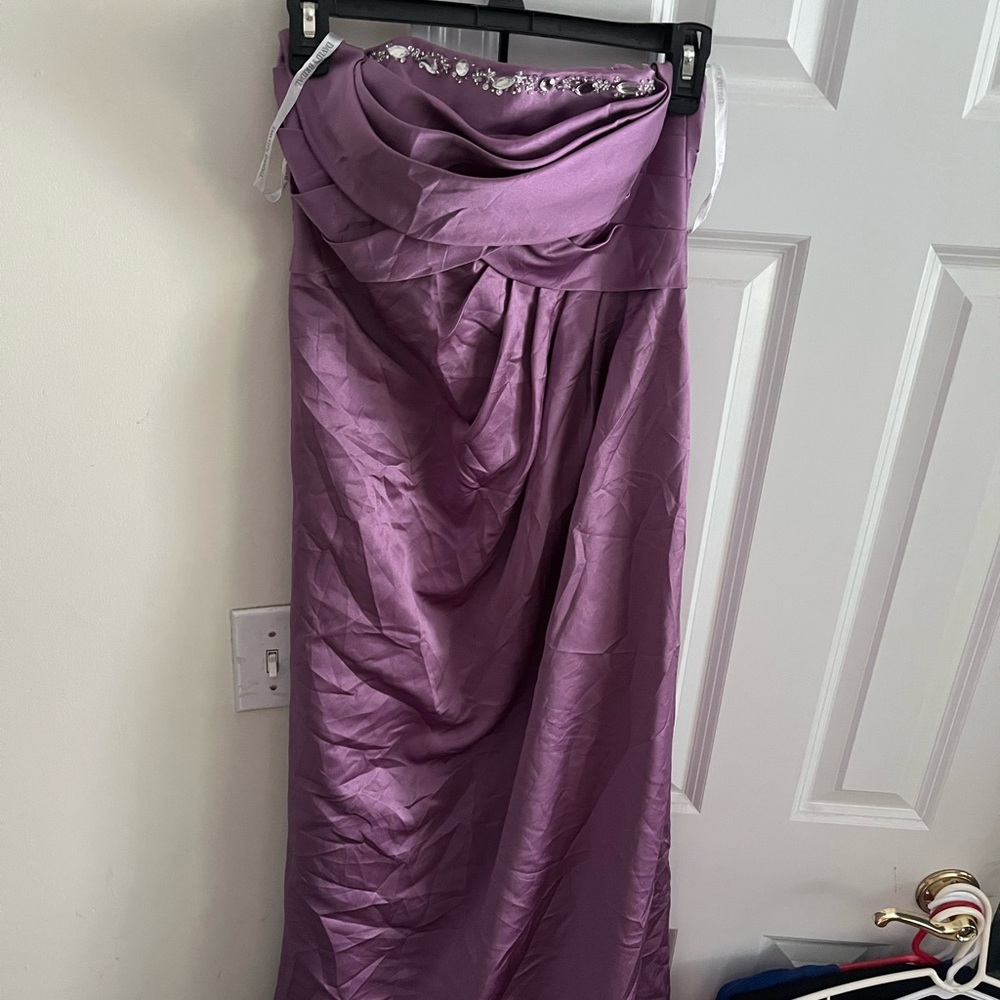 Elegant Purple Evening Gown
